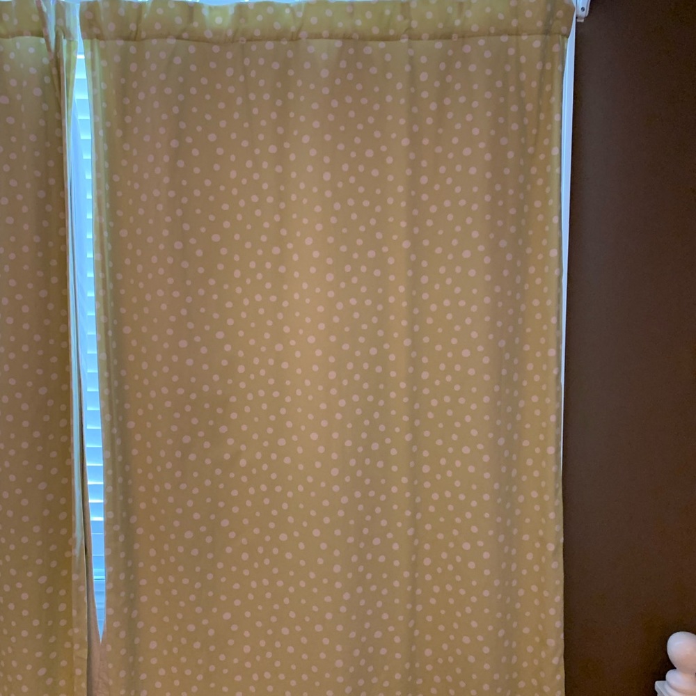 Pottery Barn Kids nursery drapes